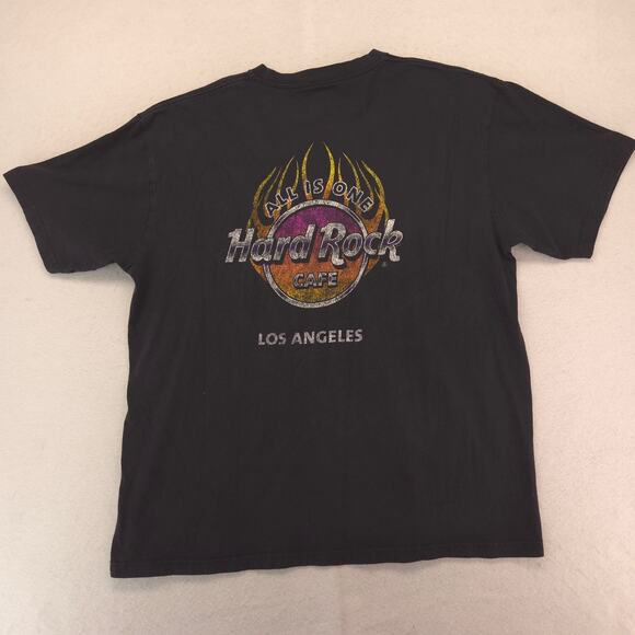 Hard Rock Cafe Short Sleeve Casual Graphic T Shirt Adult Mens Size L Black - Picture 9 of 9